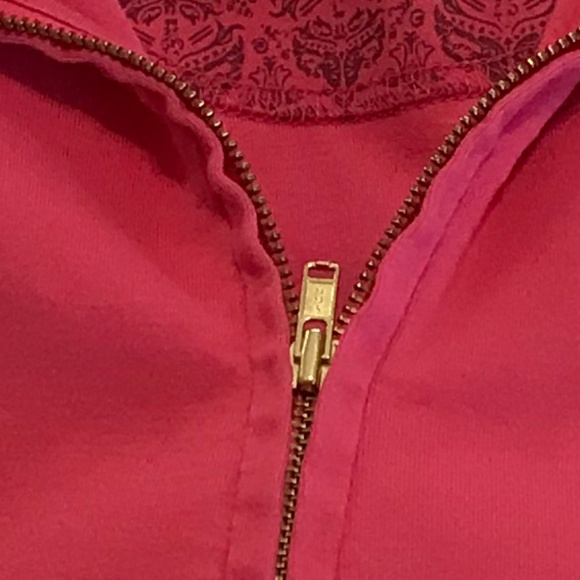 Ford “Warriors in Pink” rose pink zip up sweatshirt jacket / printed design (M) - Picture 16 of 16